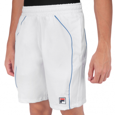 Bermuda Fila Backspin Color Block - Branca Cinza e Azul